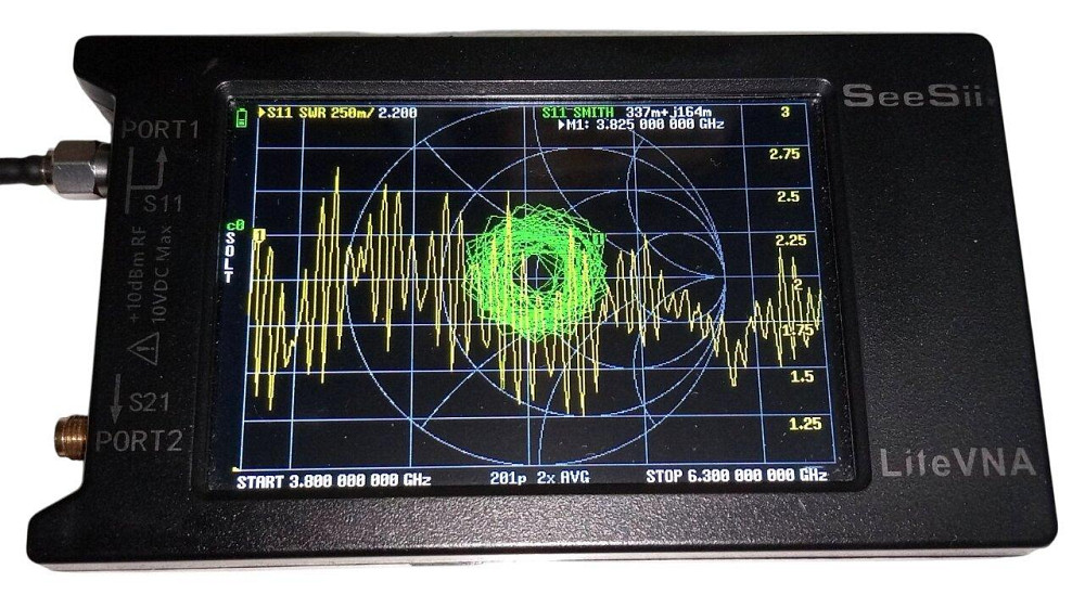 Антенна Yagi 3900-4150/5050-5450/5600-6300 МГц, 16 dBi, до 25 Вт, кабель 1,5 м, RP SMA-male (10989) Дніпро - зображення 2