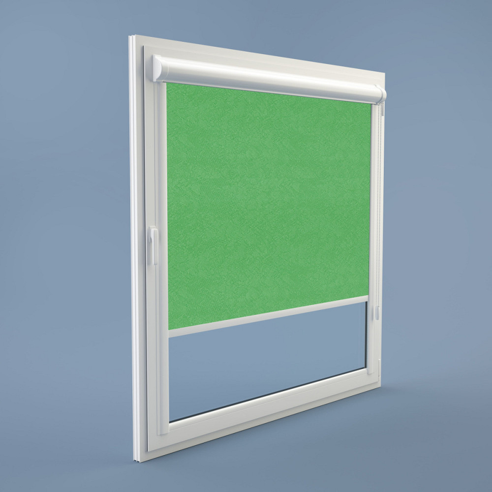 Рулонна штора Rolets Агат 2-2159-1350 135x170 см закритого типу Зелена Київ - зображення 1