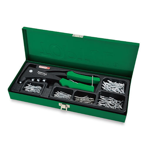 Заклепочник профессиональный JBAF2450 с набором заклепок Pro-Series 151ед. TOPTUL GAAD0103 Харків - зображення 1