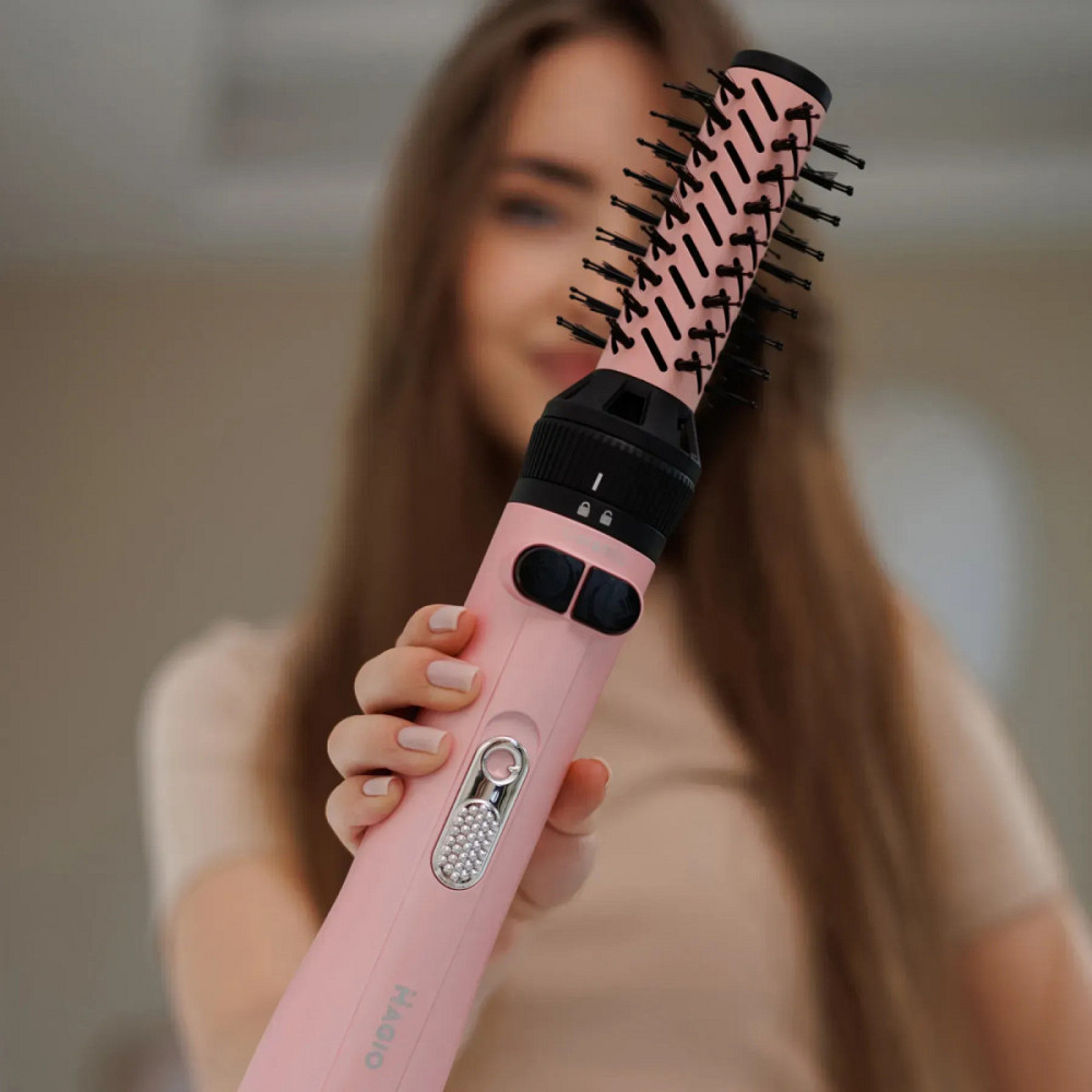 Фен-щетка Magio MG-726 1300 Вт розовый Киев - изображение 8
