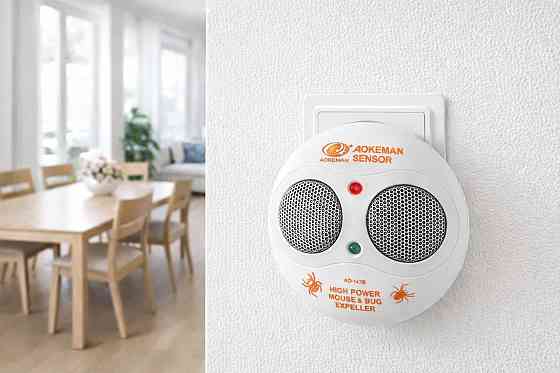 Відлякувач тарганів і гризунів 2 в 1: електромагнітний  і ультразвуковий AO-147B Одесса