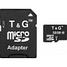 Карта пам'яті T&G microSDHC 32GB UHS-I U3 Class 10 + SD-adapter (TG-32GBSD10U1-01) Харьков