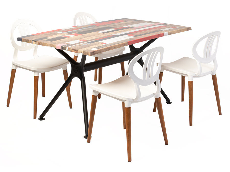 Стілець пластиковий Турин білий Дніпро - зображення 5