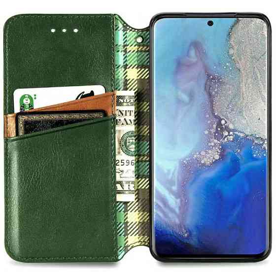 Кожаный чехол-книжка GETMAN Cubic (PU) для Xiaomi Redmi 10 Херсон