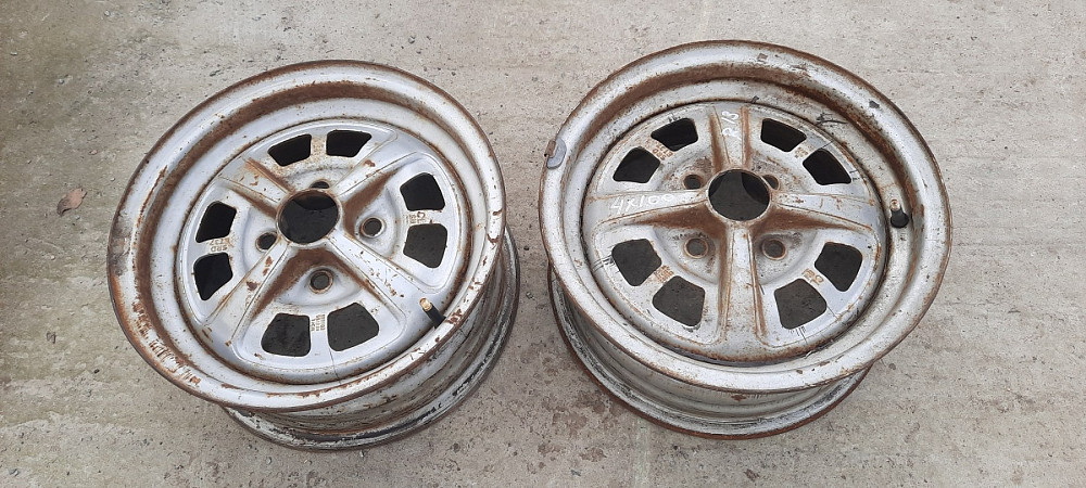 ретро стальные диски Диски R13 4x100 GM Дніпро - зображення 3