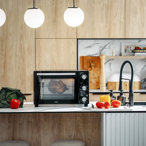 Электрическая печь Adler AD 6025 35 л черная Київ - зображення 7