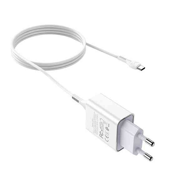 СЗУ Hoco C81A Asombroso 2.1A (1USB-A) + кабель USB to Type-C Херсон