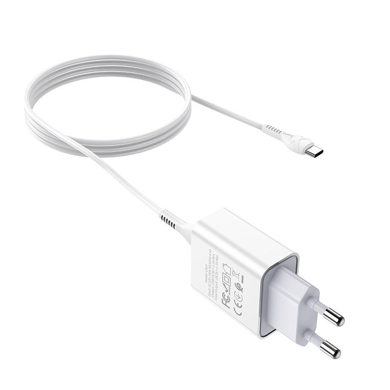 СЗУ Hoco C81A Asombroso 2.1A (1USB-A) + кабель USB to Type-C Херсон - зображення 4
