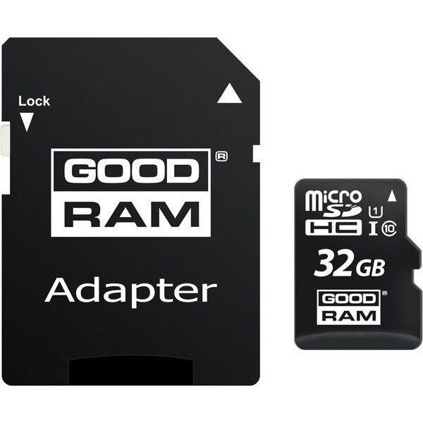Карта пам'яті Goodram microSDХC 32GB UHS-I Сlass 10 + SD-adapter (M1AA-0320R12) Харьков - изображение 1