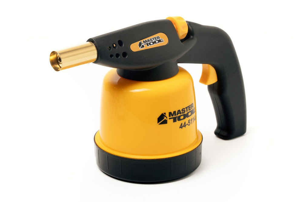 Лампа газовая паяльная MASTERTOOL пьезоподжиг Ø 20 мм/1300°С 1.3 кВт 94.6 г/час 44-5114 Харків - зображення 2