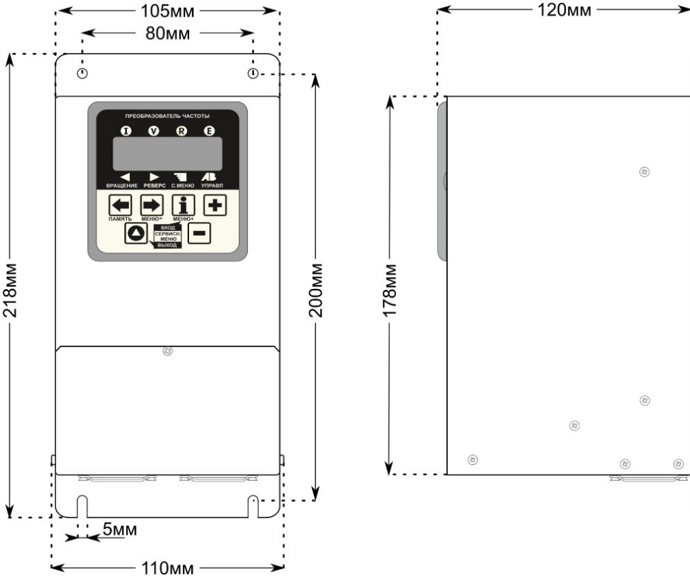 Преобразователь частоты CFM210 - 1,5 кВт Дніпро - зображення 6