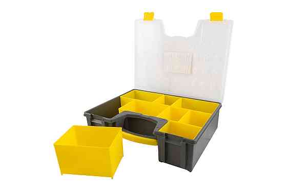 Органайзер MASTERTOOL с ручкой 16.5" 420х335х115 мм 8 секций 79-2116 Харків