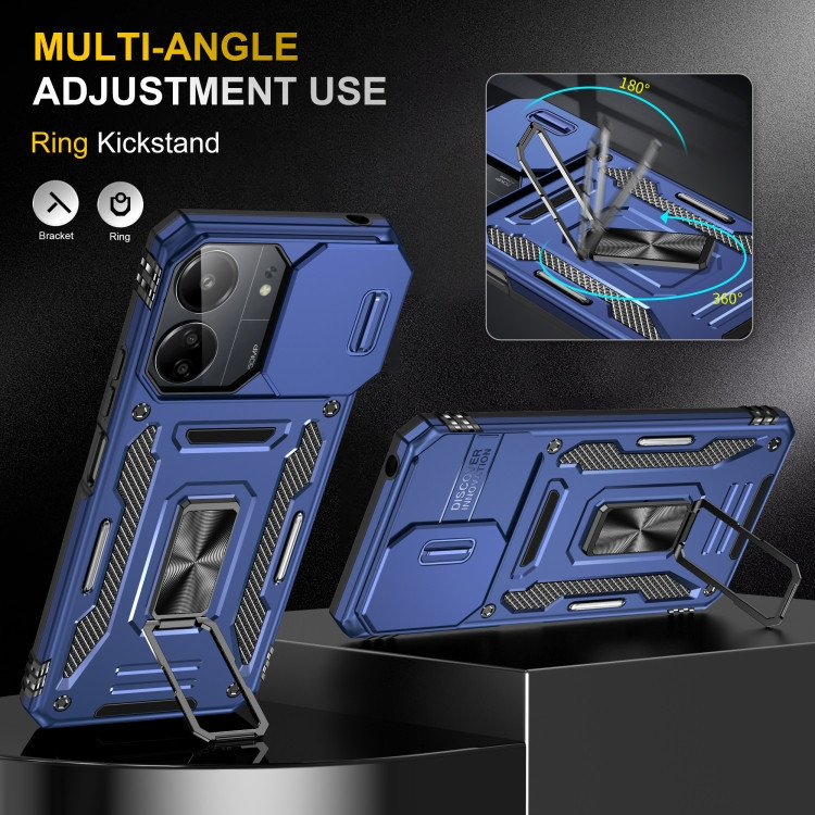 Ударопрочный чехол Camshield Army Ring для Xiaomi Redmi 13C / Poco C65 Херсон - изображение 4