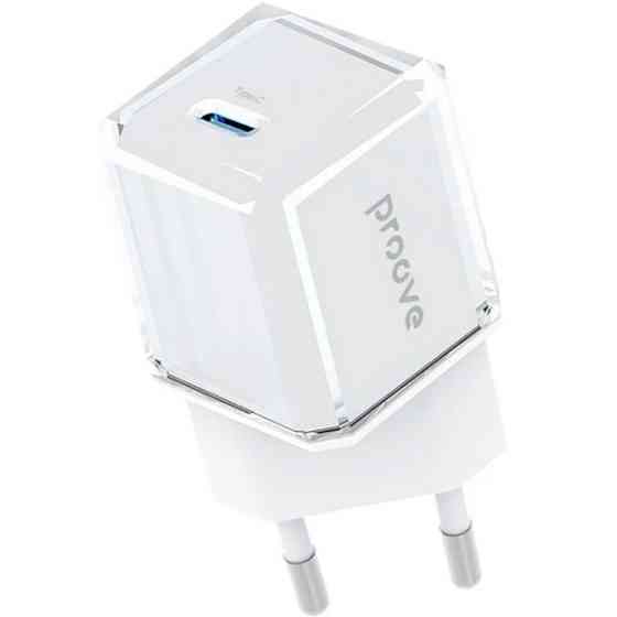 Proove Мережевий зарядний пристрій Pure GaN 30W Type-C White (WCPU30012202) (Код товару:39352) Харків