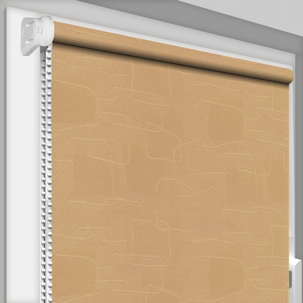 Рулонна штора Rolets Топаз 1-2071-750 75x170 см відкритого типу Персикова Киев - изображение 1
