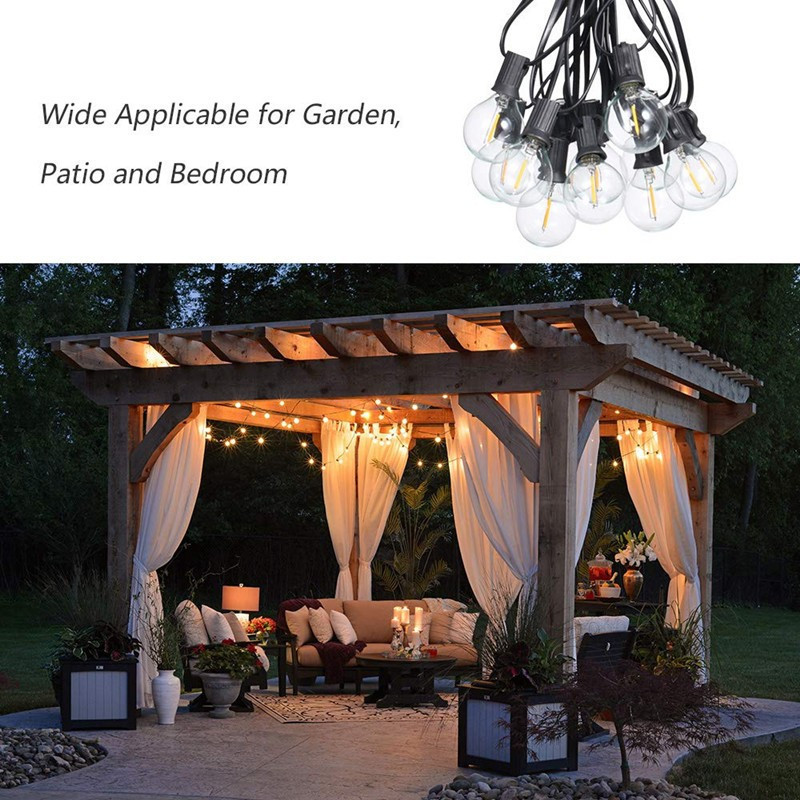 Уличная Гирлянда  Ретро + 50 LED лампочек G40 в Комплекте 15 метров + 1 лампочка в Подарок Київ - зображення 12