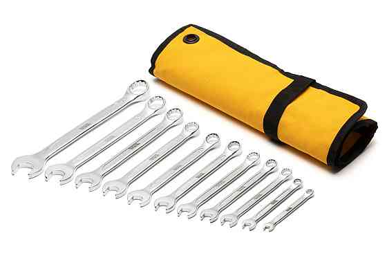 Ключи комбинированные MASTERTOOL COLD FORGED набор 11 шт (6/8/10/11/12/13/14/15/17/19/22 мм) 31CrV3  Харьков