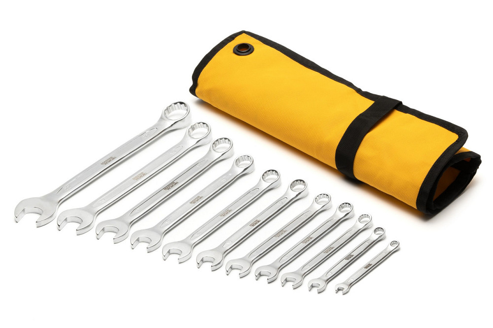 Ключи комбинированные MASTERTOOL COLD FORGED набор 11 шт (6/8/10/11/12/13/14/15/17/19/22 мм) 31CrV3  Харьков - изображение 2