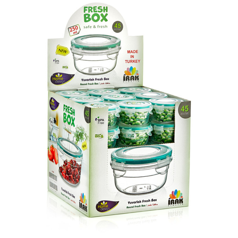 Контейнер Fresh Box круглий 0,25 л прозорий Киев - изображение 3