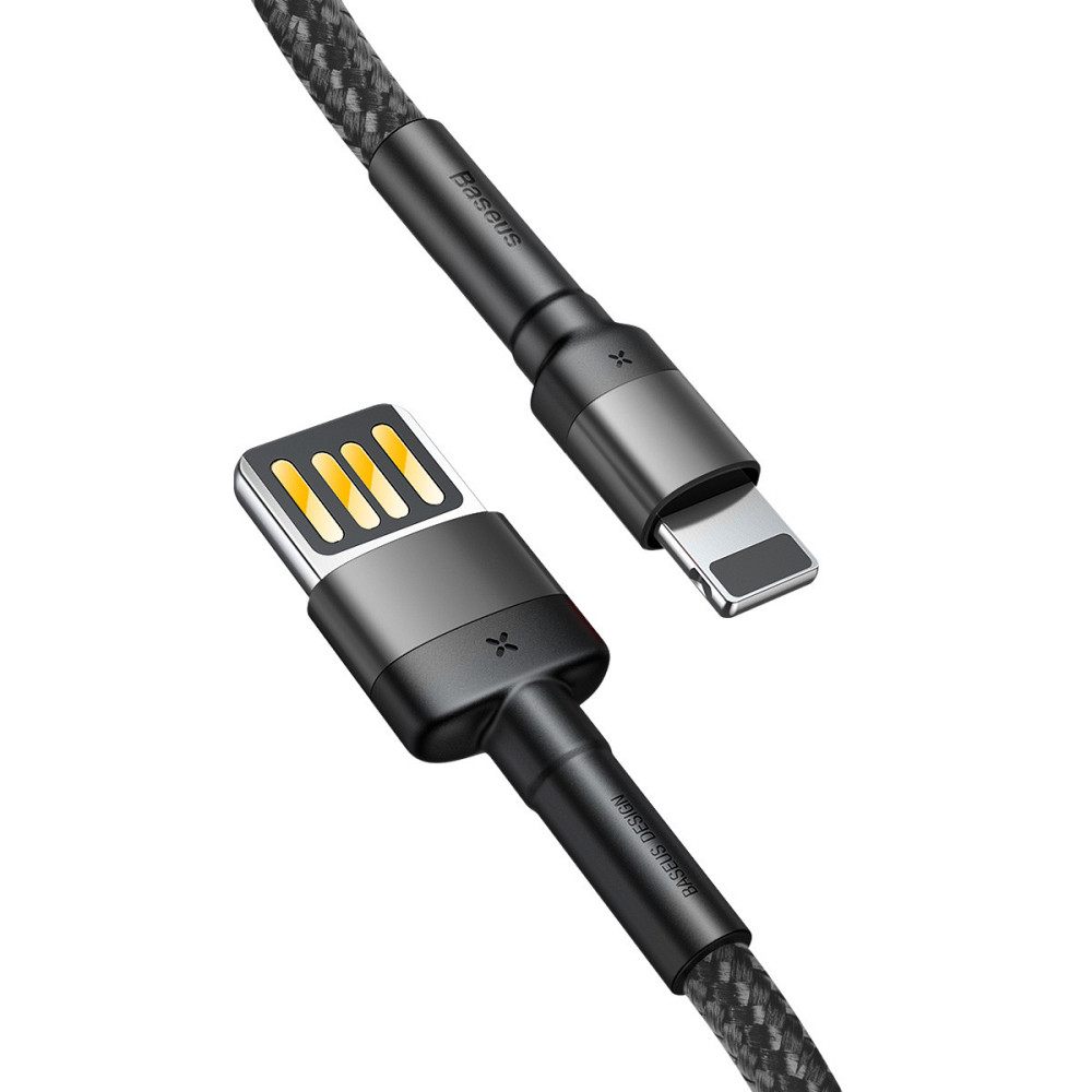 Дата кабель Baseus Cafule Lightning Cable Special Edition 2.4A (1m) (CALKLF-G) Херсон - изображение 1