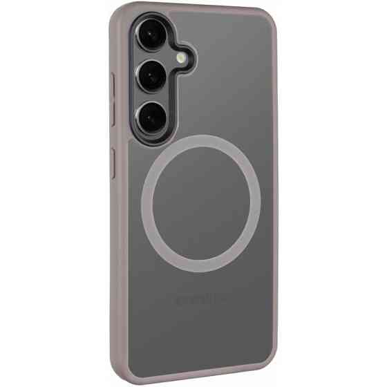 TPU+PC чехол Metal Buttons with MagSafe Colorful для Samsung Galaxy S25 Edge Херсон