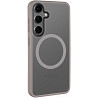 TPU+PC чехол Metal Buttons with MagSafe Colorful для Samsung Galaxy S25 Edge Херсон