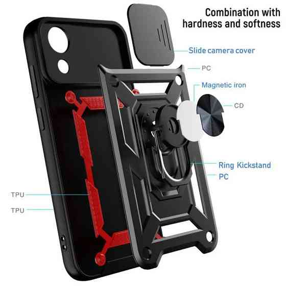Ударопрочный чехол Camshield Serge Ring для Samsung Galaxy A03 Core Херсон