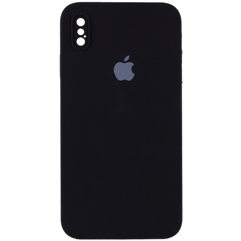 Чехол Silicone Case Square Full Camera Protective (AA) для Apple iPhone X / XS (5.8") Херсон - зображення 1