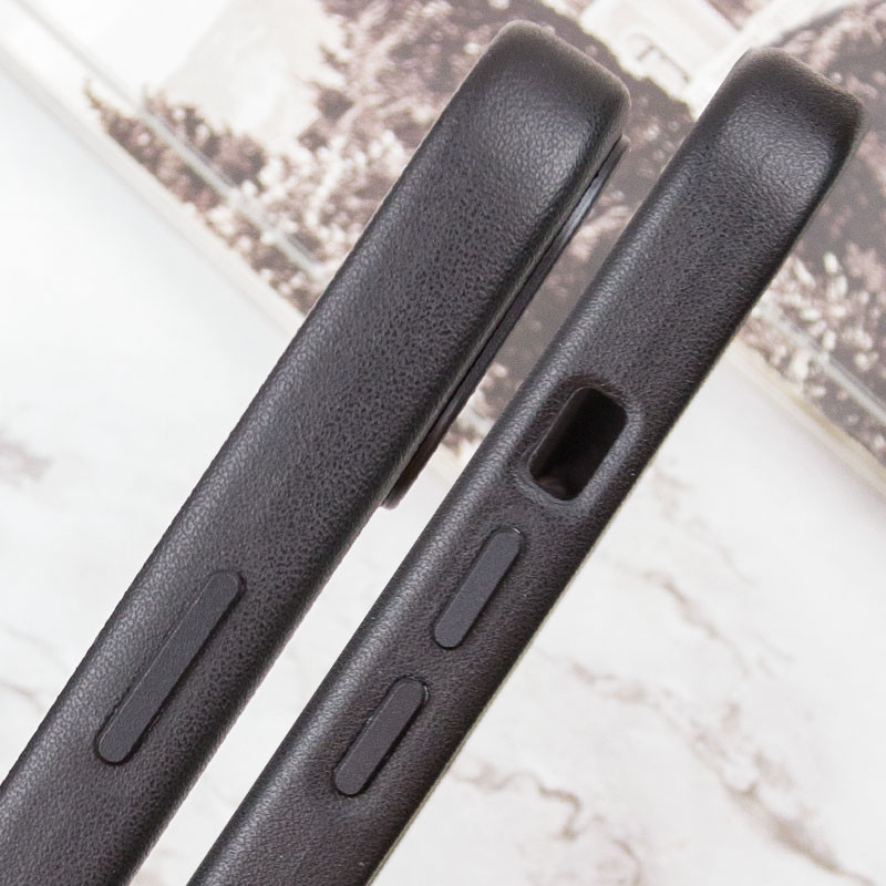 Кожаный чехол Leather Case (AAA) with MagSafe and Animation для Apple iPhone 14 Pro Max (6.7") Херсон - изображение 9