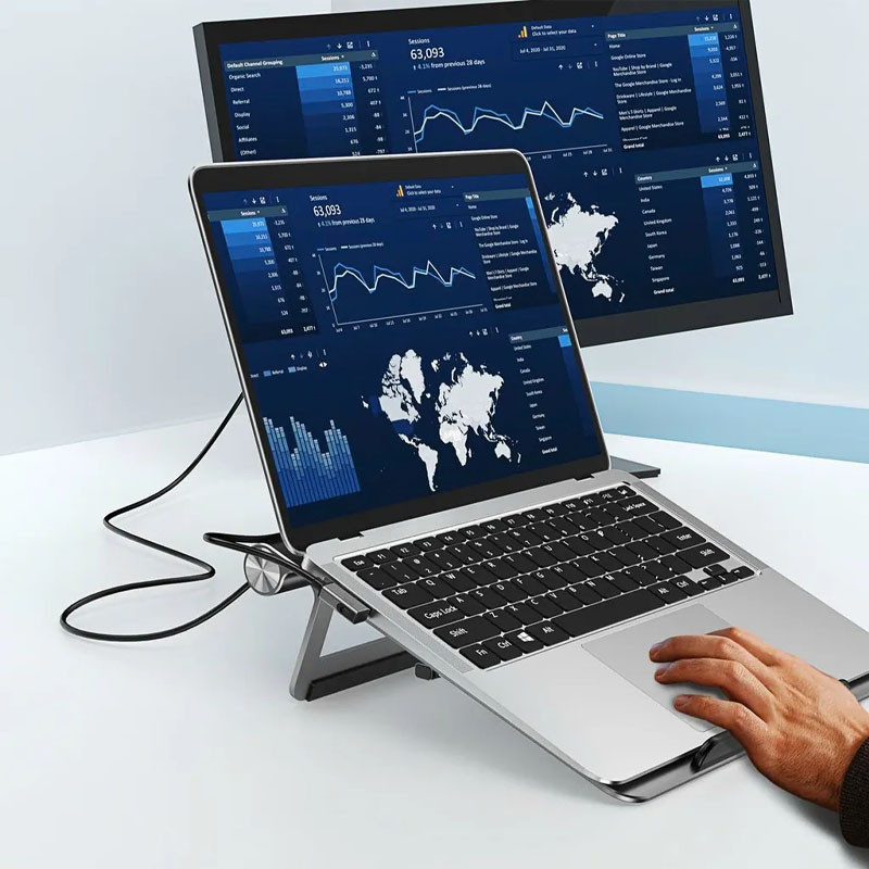 Подставка для ноутбука + HUB WIWU 8 in 1 A821CH Херсон - изображение 3