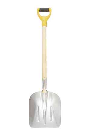 Лопата совковая MASTERTOOL 280х380х1100 мм снег/зерно из алюминия с деревянной ручкой и держаком 14- Харків