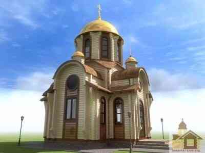 Зрубна дерев’яна церква під ключ Одеса