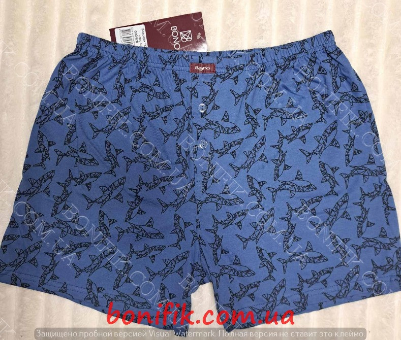 Мужские семейные трусы с рисунком "Акула" (арт. МБ 000428) Кривий Ріг - зображення 2