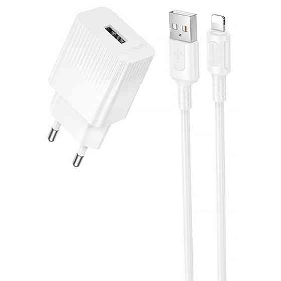 СЗУ Borofone BAS71A Source 10.5W (1USB-A) + кабель USB to Lightning Херсон