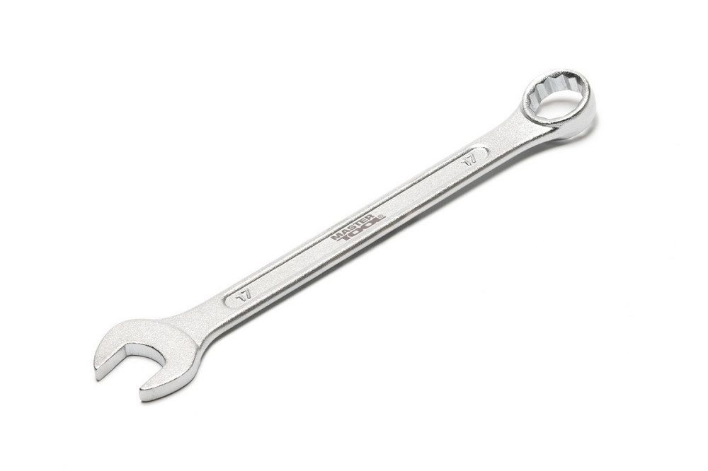 Ключ комбинированный MASTERTOOL 17 мм CrV standard 71-9017 Харьков - изображение 2