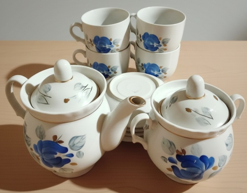 Вінтажний чайний сервіз на 4 персони Турійськ - зображення 1