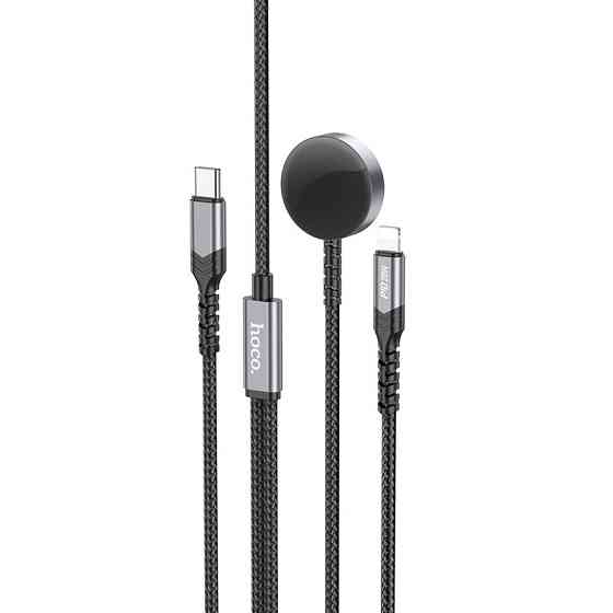 БЗУ Hoco CW54 2in1 for Apple Watch + Type-C / Lightning Херсон