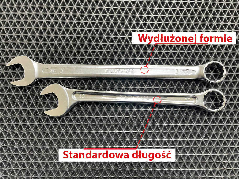 Набор ключей комбинированных 26 шт 6-32 мм TOPTUL удлиненных GPAA2602 Харків - зображення 4