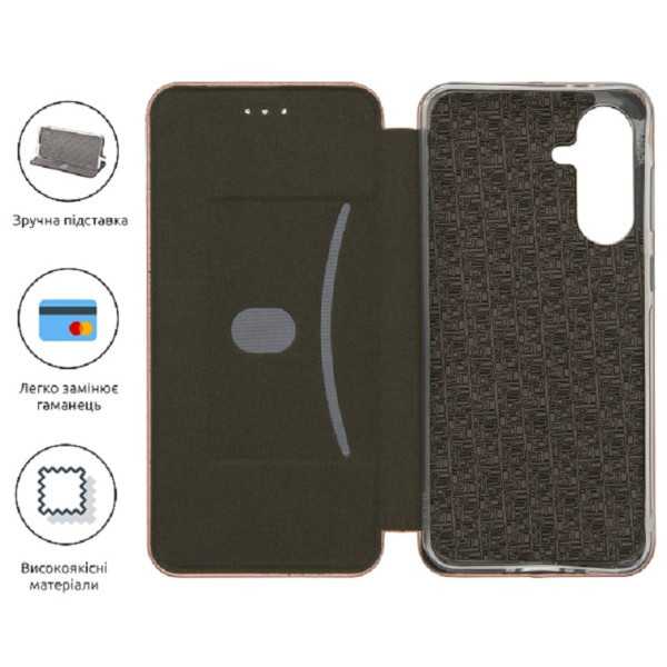 Чохол-книжка ArmorStandart G-Case для Samsung A56 5G Rose Gold (ARM83060) (Код товару:40248) Харків - зображення 3
