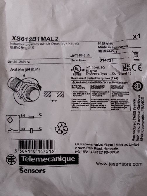 Індуктивний датчик XS612B1MAL2 Telemecanique (Schneider Electric) Запорожье - изображение 8