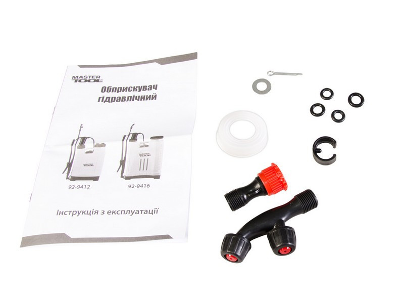 Опрыскиватель гидравлический ранцевый MASTERTOOL 16 л штанга 55-100 см 92-9416 Харьков - изображение 8