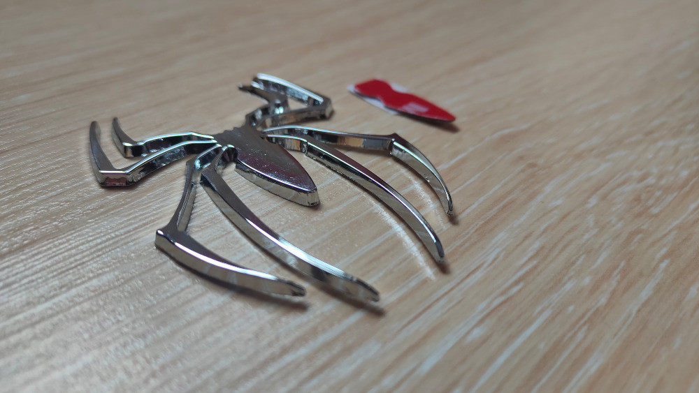 Наклейка Паук Металлическая на авто-мото Київ - зображення 4