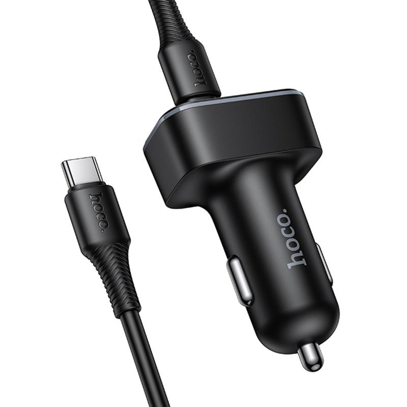 АЗУ Hoco Z63A Barry PD42W+QC3.0 (2USB-A/1C) + кабель Type-C to Type-C Херсон - зображення 4