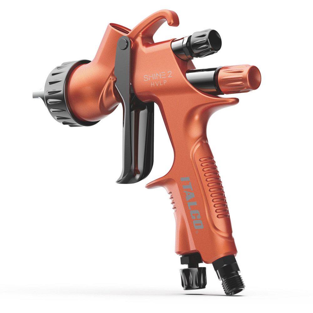 Пистолет окрасочный пневматический HVLP верх.пласт.бачок 600мл, форсунка-1,4мм ITALCO SHINE-2-1.4 Харьков - изображение 2