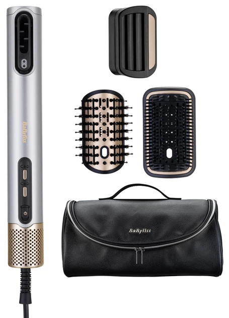 Фен-щетка Babyliss AS6555E 1600 Вт серебристый Київ - зображення 1