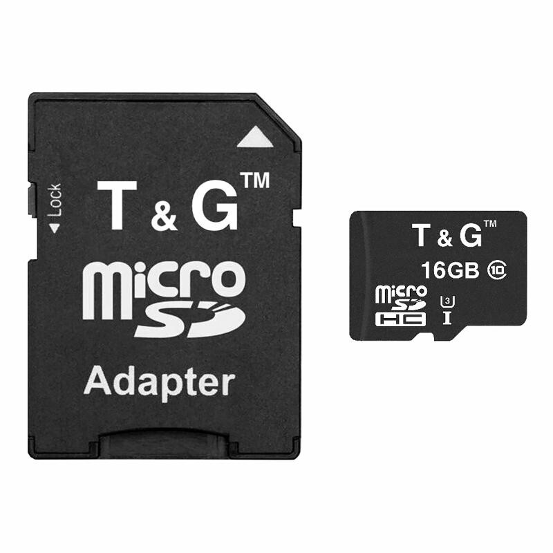 Карта памяти T&G (UHS-3) microSDHC Class 10 - 16GB (с адаптером) Херсон - зображення 1