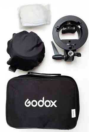 Портативний швидкозбірний софтбокс Godox, ручка тримач S-type, комплект для весілля, нічних клубів, Вишгород