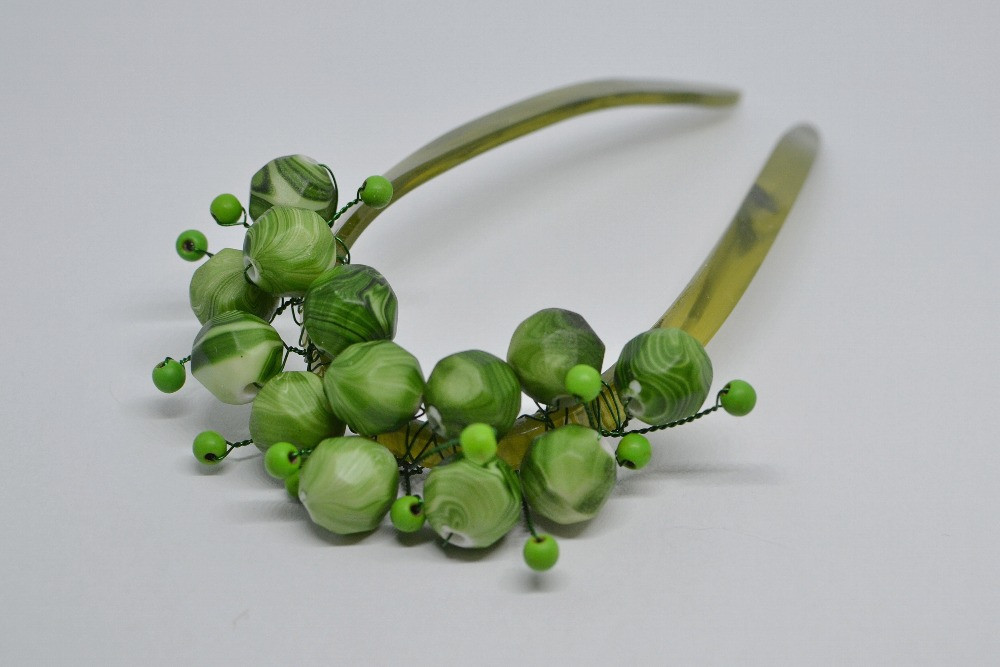 HandMade Декоративна квіткова шпилька в волосся 11, 5см, Ровно - изображение 7