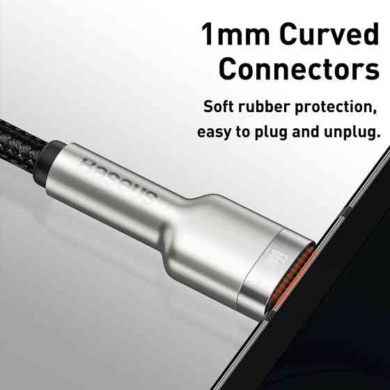 Дата кабель Baseus Cafule Metal USB to Type-C 66W (0.25m) (CAKF) Херсон