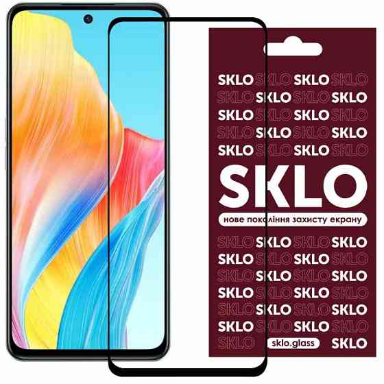 Защитное стекло SKLO 3D для TECNO Spark 30 (KL6) Херсон